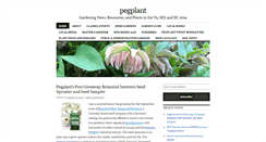 Desktop Screenshot of pegplant.com