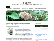 Tablet Screenshot of pegplant.com
